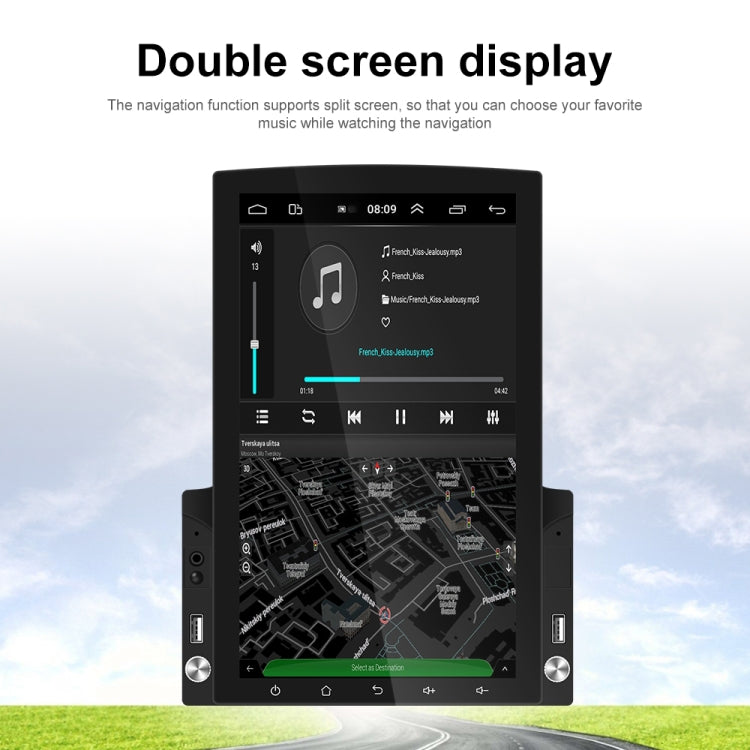 9.7 inch Vertical Screen HD 2.5D Glass Car MP5 Player Android Navigation All-in-one Machine, Standard, Standard+4 Lights Camera, Standard+8 Lights Camera, Standard+12 Lights Camera 9.7 inch Vertical Screen HD 2.5D Glass Car MP5 Player Android Navigation All-in-one Machine, Standard, Standard+4 Lights Camera, Standard+8 Lights Camera, Standard+12 Lights Camera